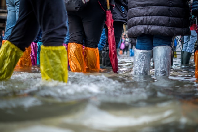 Hochwasser in Venedig Piazza San Marco